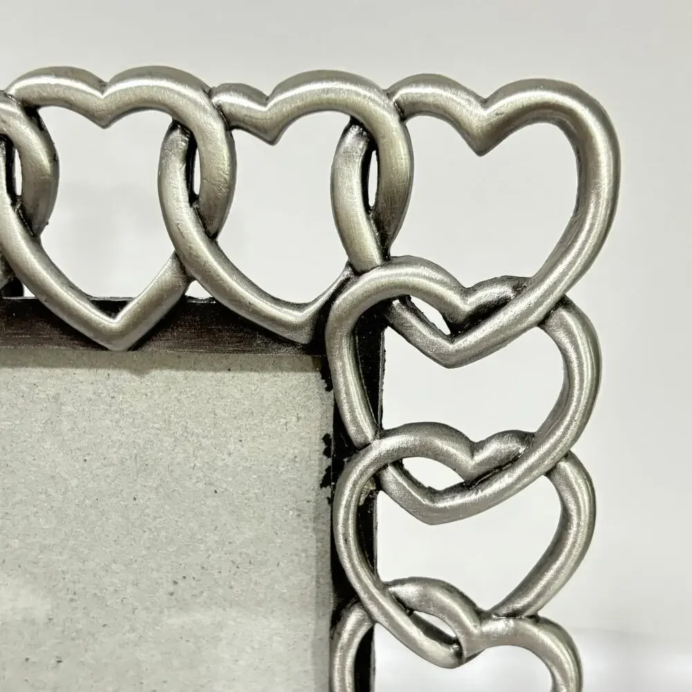 Vintage pewter picture